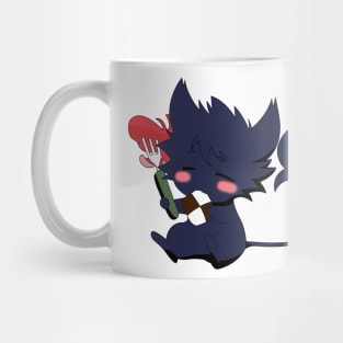 Servamp - Kuro Cat Eating Mug